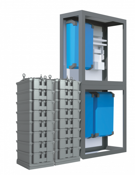 Salzwasser Batterie dreiphasig 7,5 bis 90kWh